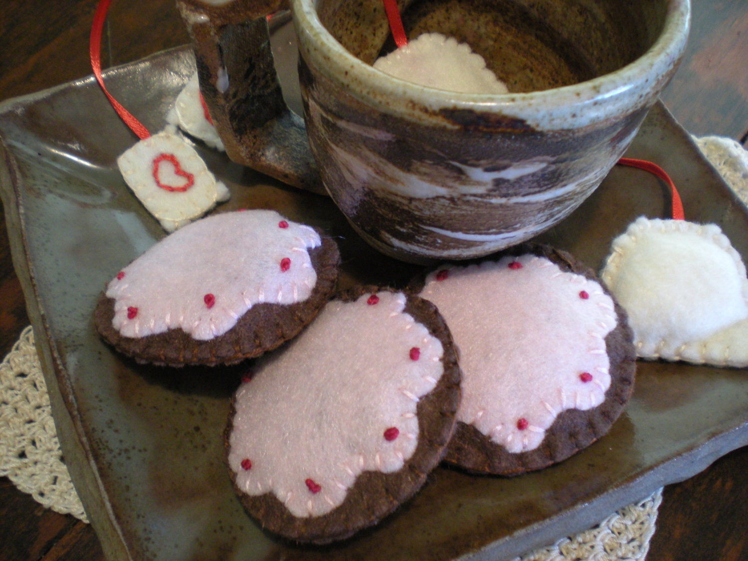 Felt Tea Set