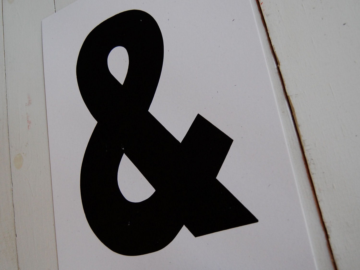 Ampersand poster