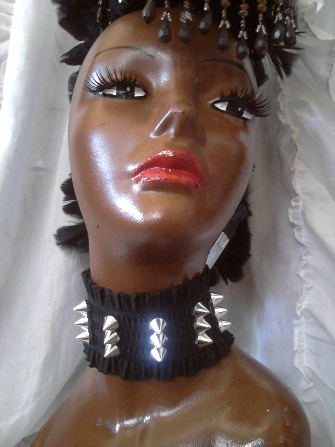 Silver Spike Severe Neckband
