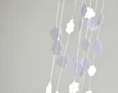 Tiny Clouds Paper Garland White