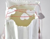 Tiny Hearts Paper Garland White