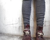 Light Grey Leg Warmers