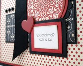 Valentines day greeting card- oh la la