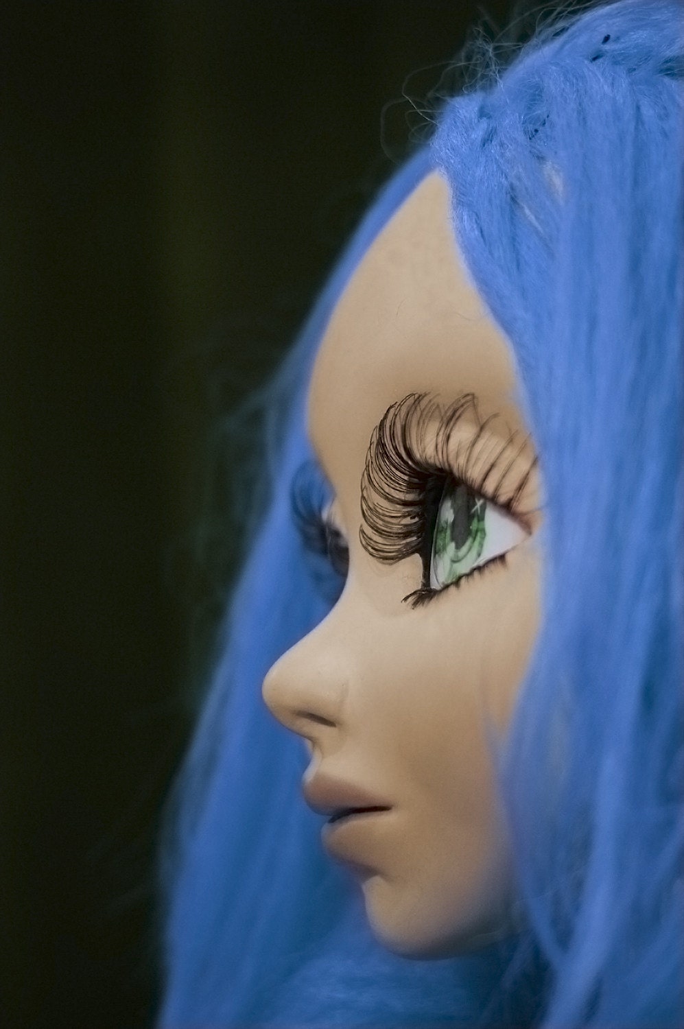 Full head kigurumi mask, Nora. Custom colors and makeup.