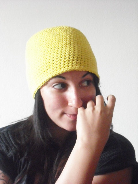 Crochet Beanie in Sunshine