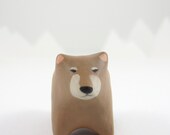 bear pocket totem figurine