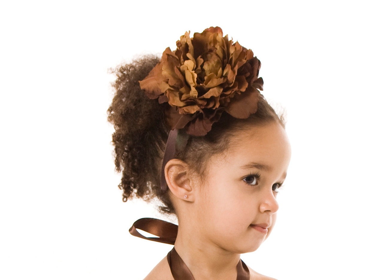 Bronzed Mocha Headband: Fits toddler to adult Il_170x135