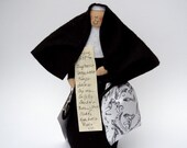 Nun doll Catholic gift-Sole Sister-The Sister who loves shoes