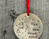 First Home Owner Gift Personalized Valentines Day Gift, Christmas Custom Ornament, Welcome Home Gift,For New Couple Wedding Gift For Couple