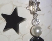 Swing On A Star Swarovski crystals and pearls earrings