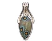 Ocean Jasper and Sterling Silver Pendant  pocjg1720