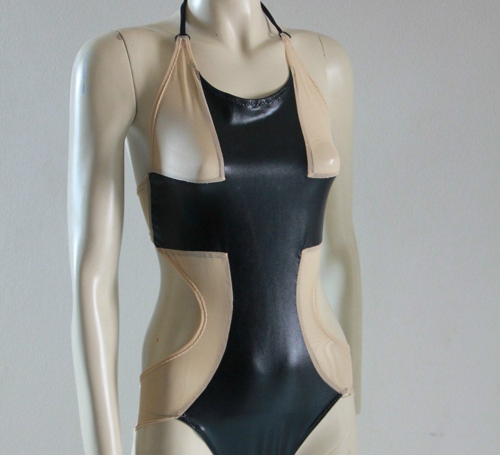 Crusade Bodysuit Medieval PVC Cross Crusifixion Swimwear -  A Chrisst cross bodysuit . Special Online Price.