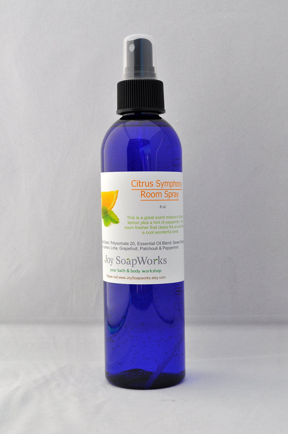 Citrus Symphony Room Spray/Body Spray/Linen Spray, 8 oz, All natural Ingredients