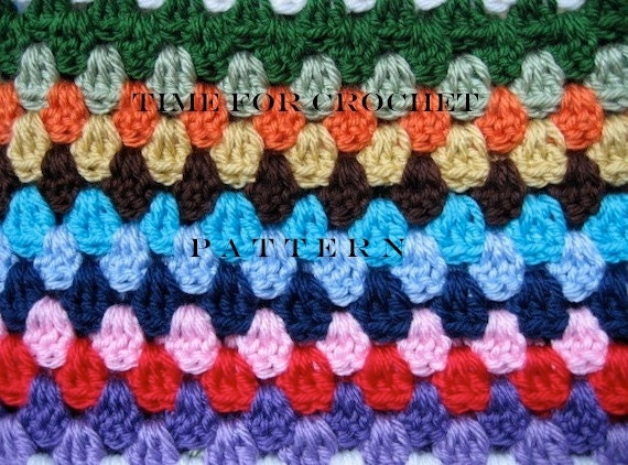 Crochet Pattern Toddler Child  Blanket Afghan  -  PDF