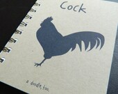 Spiral note book - cock a doodle too (WG701)