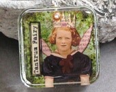 Tantrum Fairy Princess Tiara sterling silver swarovski pendant necklace Hippie Chic Boutique