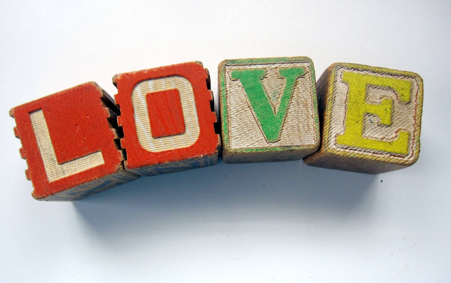 RESERVED for DEANNA Vintage Blocks LOVE Antique Toy Wood, Wooden, Alphabet Blocks, Primitive, cssteam, ofg team