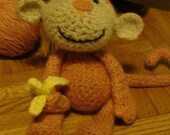 PATTERN ..PDF...Monkey Crochet and Felt Pattern