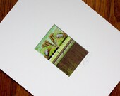 ACEO Original Mixed Media Collage Art - 8x10 Matted and Ready to Frame - One of a Kind Piece of Tiny Art