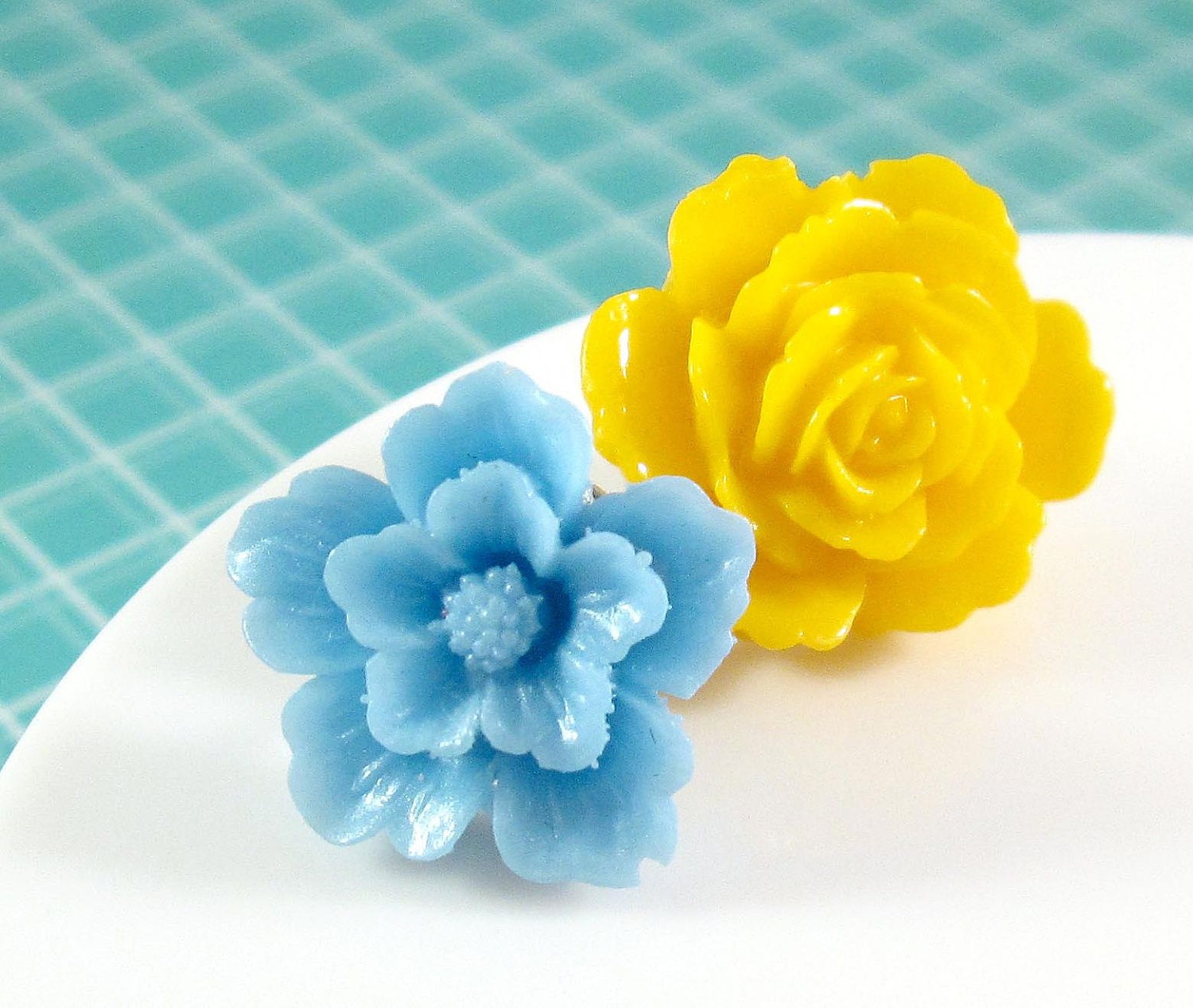 SALE Flower Brooches : Sunny Skies