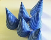 Blue Gingham Party Hat Set of 5 Il_170x135