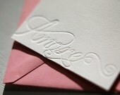 Letterpress Valentines - Amore Valentines Cards