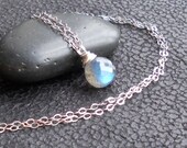 Firefly - Labradorite Sterling Silver Wire Wrapped Necklace
