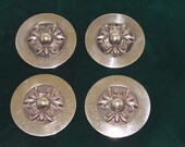 matching set of hallmarked vintage "usa georg jensen inc 429b" pin brooch sterling silver