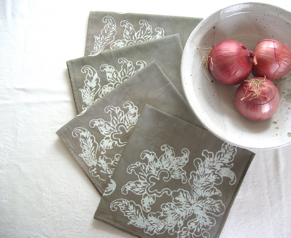 warm gray napkins. made to order