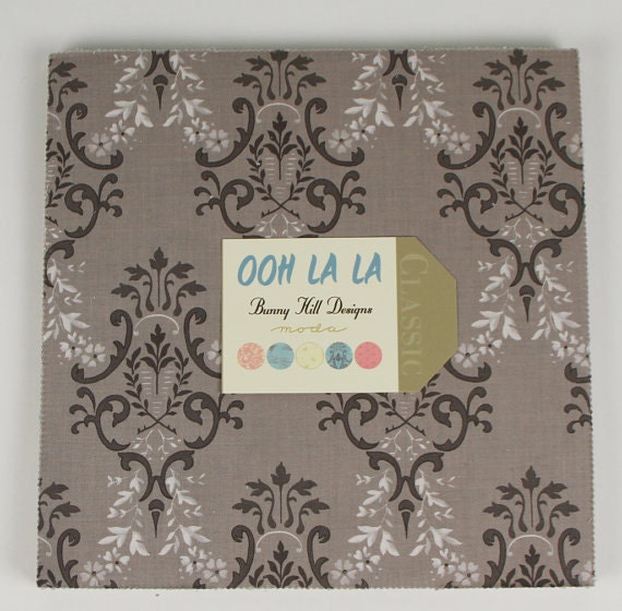Ooh La La-Grey- by Bunny Hill Designs for Moda- Layer Cake