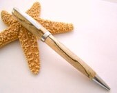 Handcrafted Spalted Birch in Graduate Wooden Ink Pen Free Shipping