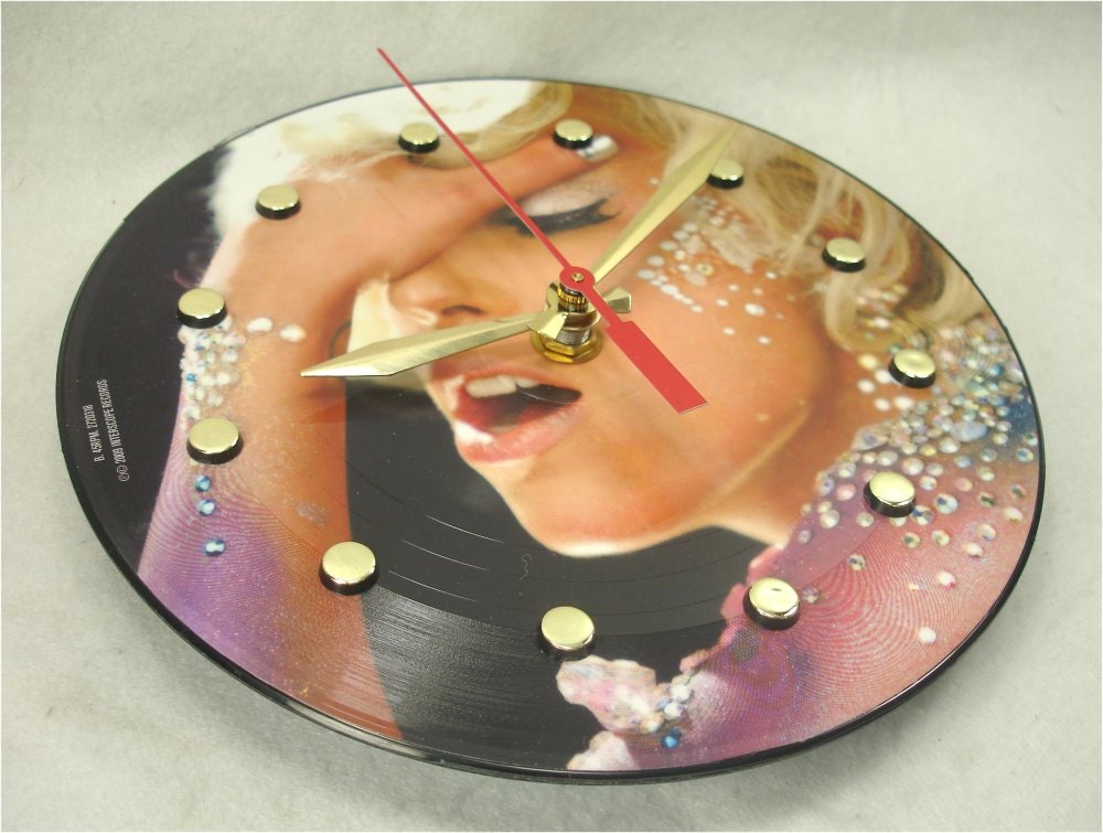 LADY GAGA - LoveGame - Recycled Record Vinyl Wall Clock - Picture Disc