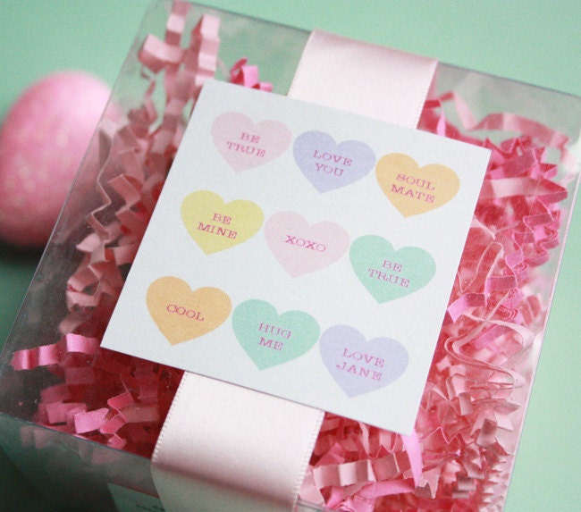 Printable Label/Tag- Convo Hearts