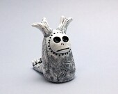 Spirit Sculpture Clay Monster White Forest Creature