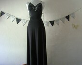 Black Peek-A-Boo Nightgown