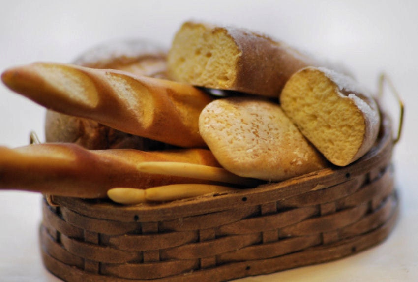 Bread in basket