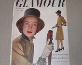 Glamour Magazine Cover with Solitair Cake Makeup Ad