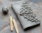 Linen Crochet Hook Case - Holder - Organizer