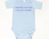 I Solemnly Swear Onesie (Blue)