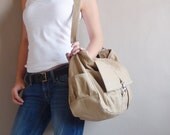 KINIES CLASSIC in Khaki - Single Strap Shoulder bag / Cross Body Messenger