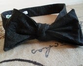 Black Swirls Bow Tie