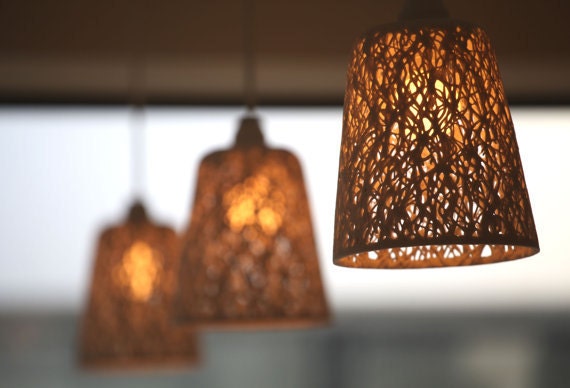 Hanging pendant light from the Branches of light collection (small) - tokyocraftstudios