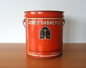 Vintage Industrial Paint Bucket