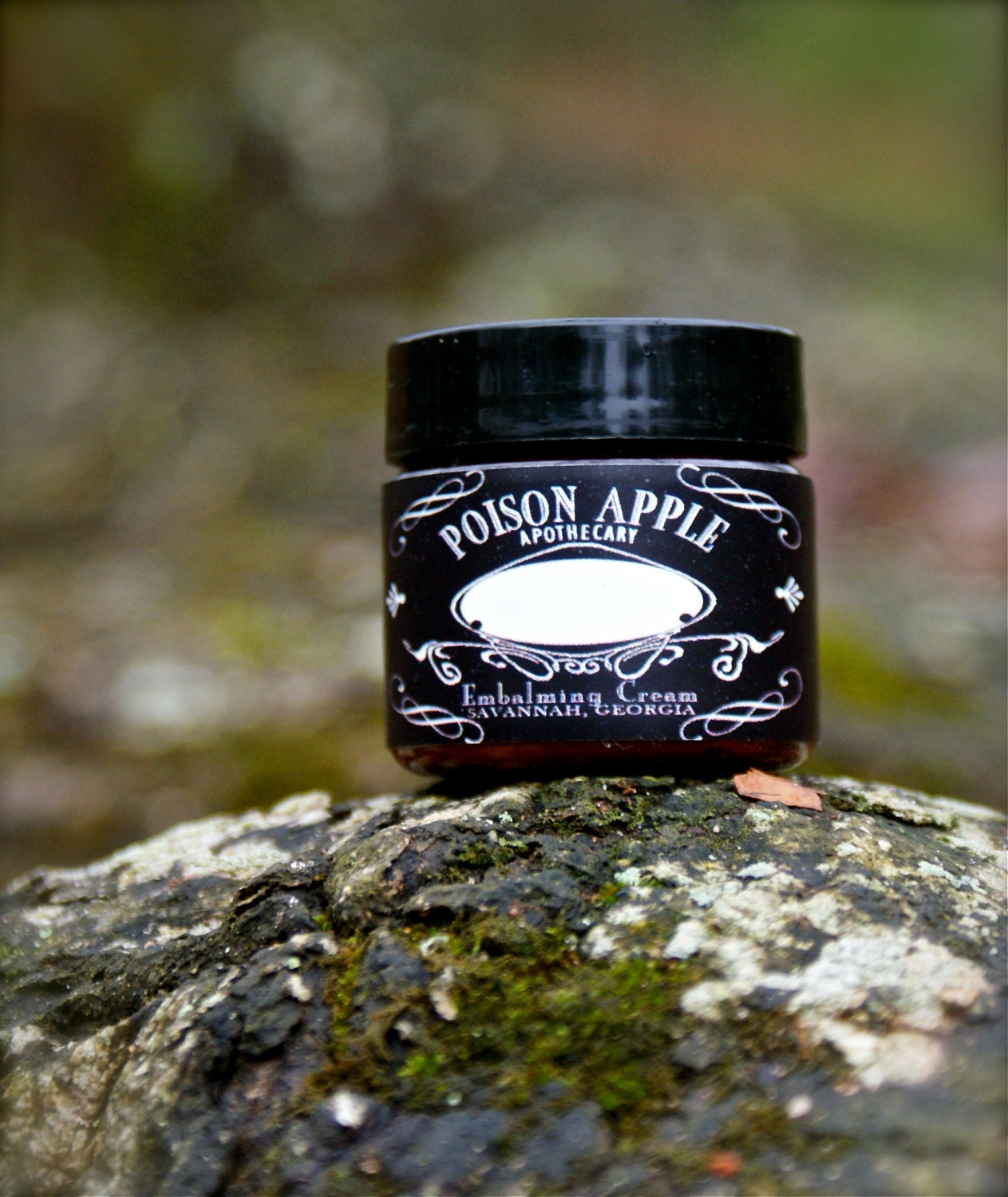 Mini Body Butter- Embalming Cream tm: 1.2 oz DECEMBER POISON tm (fig, myrrh, golden amber)