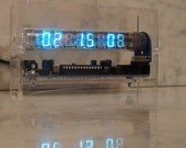 Six Digit Vacuum Fluorescent Tube Clock "The Ice Tube Clock"