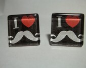 Mustache Cufflinks