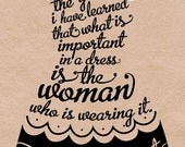 Little Black Dress - 11x17" Poster Print