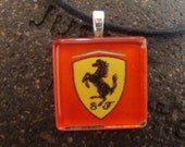 Ferrari Glass Tile Pendant