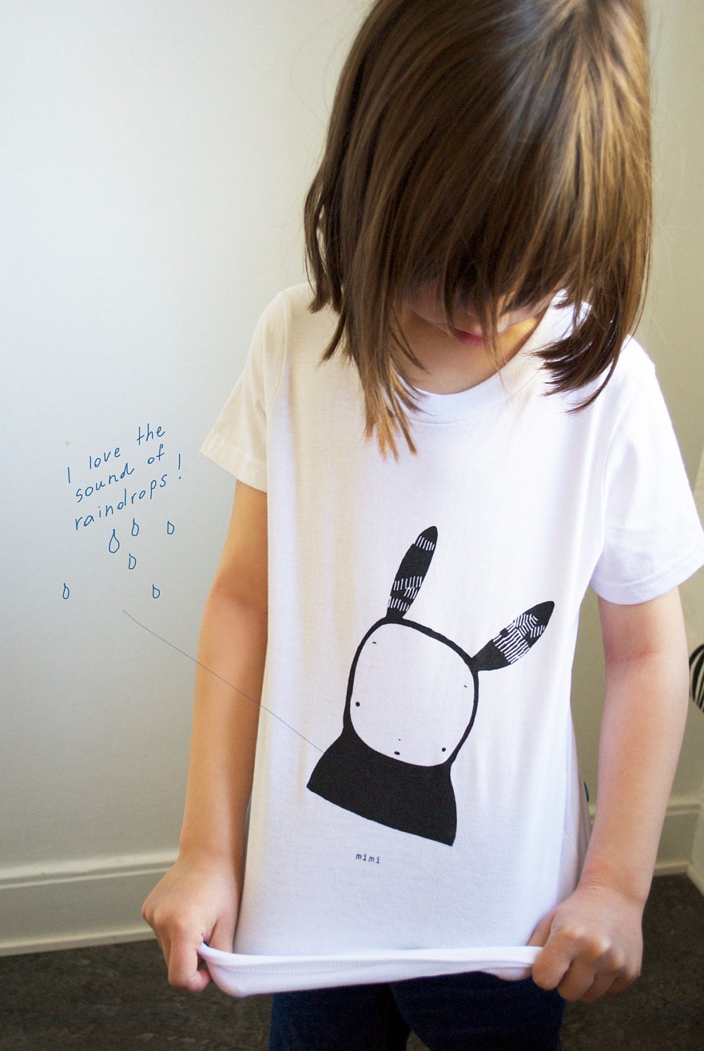 Organic Cotton - Bunny T-shirt - Unisex Kids
