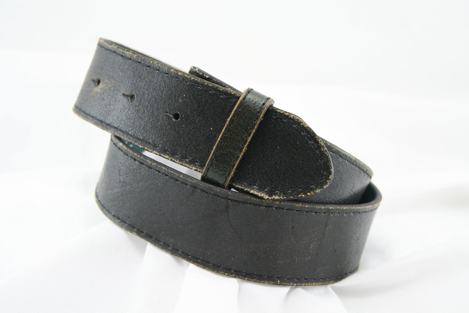 XS Kids Black Leather Strap